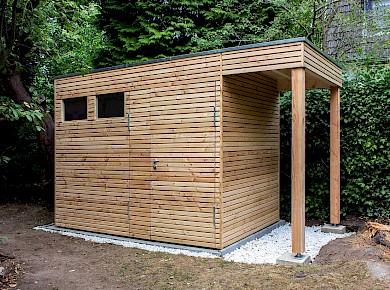 Gartenhaus Gartenhaus mit Vordach