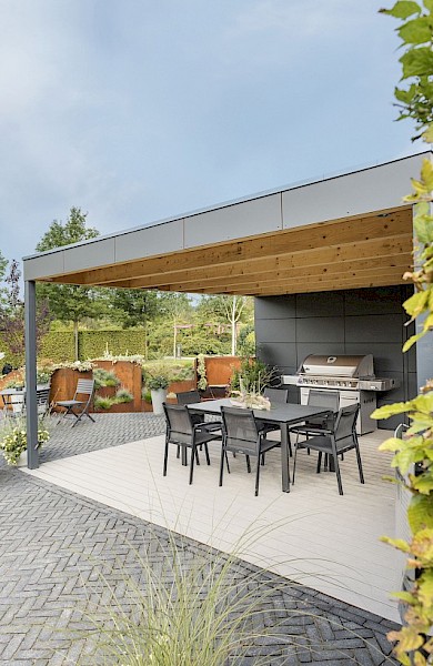 Gartenhaus Gartenlounge mit Büro